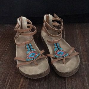Women’s Aztec Style Mudd Sandals